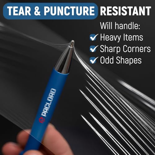 5” x 1000’ Stretch Wrap Mini 2 Rolls with Handle – Clear Plastic Film