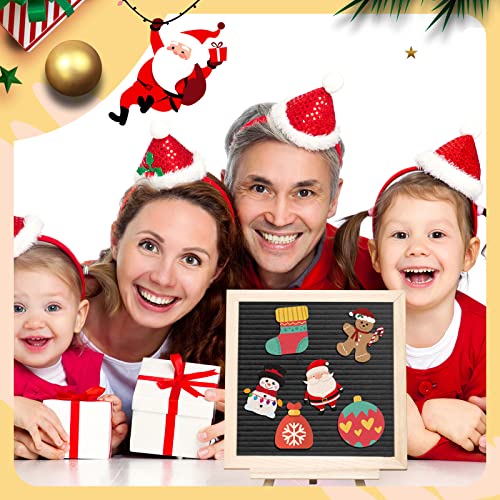 68 Pcs Holiday Felt Letter Board Icons & Accessories for Seasonal Decoration