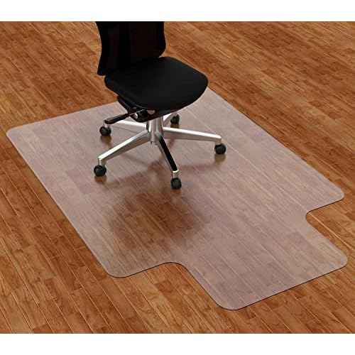 Amyracel Chair Mat for Hardwood Floor, 36¡± x 48¡± Computer Desk Chair Mat, Easy Glide Office Floor Protector Mat for Home Office