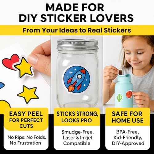 Mailing Labels for Laser/Inkjet Printer, Address Labels Stickers - 500 Sheets 3 1/3" x 4" 6 up Printable Sticker Paper, 3000 Mailling Label for Packages