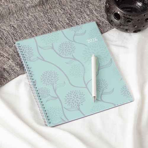 Blue Sky 2026 Monthly Planner Calendar, January 2026 - December 2026, 8" x 10", Flexible Cover, Laminated Tabs, Durable Twin Wire Binding, Rue Du Flore