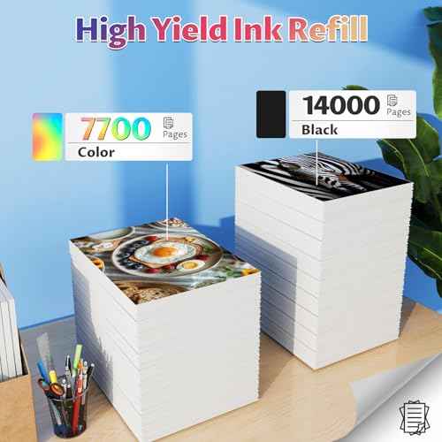 Compatible with Canon PIXMA G6020 G7020 GI-20 Black Ink Refill Bottles for Canon 20 GI-20 GI20 GI 20 Black Ink Bottles Refill G6020 G7020 G5020 MegaTank Printer, High Yield GI10 GI 20 170ml, 2 Pack