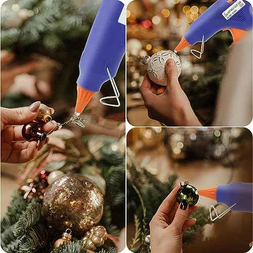 Hot Glue Gun Kit, Mini Hot Melt Glue Gun for Crafts with 30 Glue Sticks and Carry Case, Hot Mini Glue Guns for Craft, School DIY Arts, and Home Repair, SY01