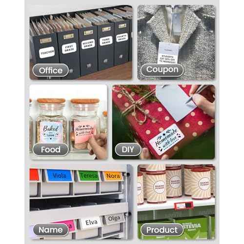 Phomemo Label Maker,M220 Label Printer,3 Inch Bluetooth Thermal Label Maker Machine with 6000+ Icons,700+ Templates,400+ Fonts,for Kids School Items,Small Business,Large Sticker