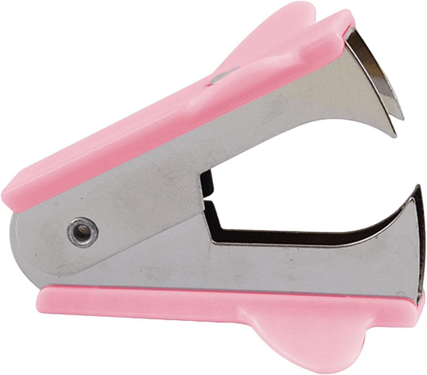 Skiennix Pink Staple Remover Tool - Professional Grade Non-Slip Handle for Office & Home Use