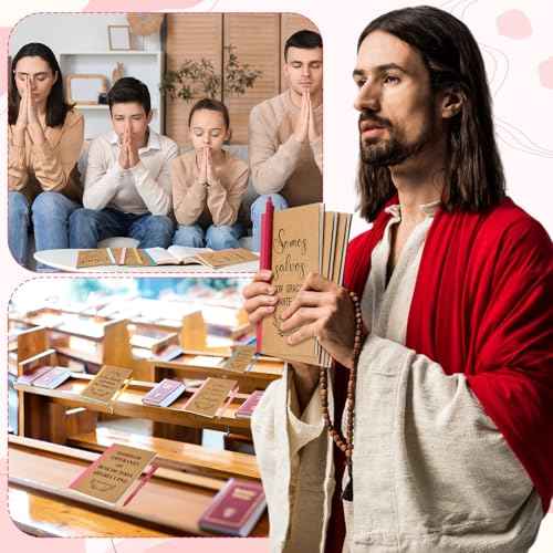 Maitys 80 Pcs Regalos Cristianos En Espa?ol Spanish Christian Gift Regalos Para Religious Notebook Bible Verse Pen Thanksgiving Christmas Appreciation Gift for Women Men Church Sunday School (Bright)
