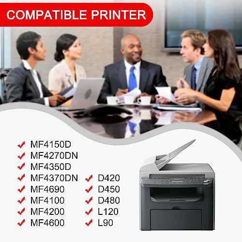 1-Pack 104 ?0263B001 Black Toner Cartridge Compatible CRG104 104 Replacement for Canon imageCLASS D420 D480 MF4150d MF4270dn MF4350d MF4370dn MF4690 FAXPHONE L120 L90 Printer