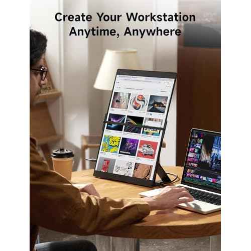 JSAUX Leather Stand for FlipGo 16" Portable Monitor