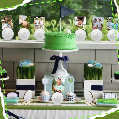 Golf Photo Stand 6 Pack - Table Number Holders for Golf Party Decorations