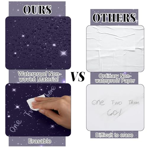 Purple Galaxy Space Bulletin Board Roll 15.55" x 40ft - Non-Woven Fabric Classroom Decor