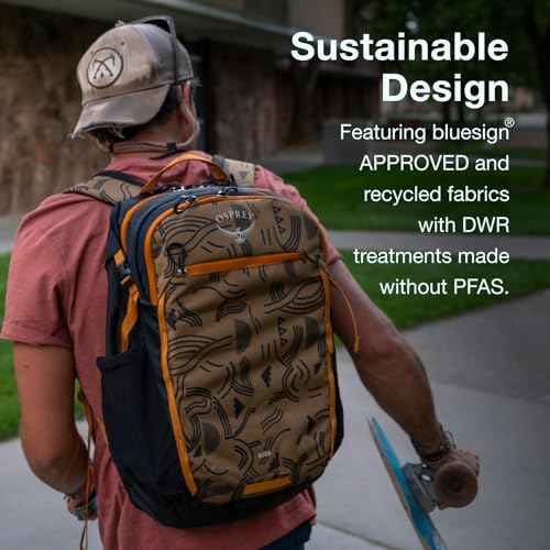 Osprey Axis Laptop Backpack ? Sleek Everyday Pack with Laptop Sleeve, Water Bottle Pockets & Compression Straps