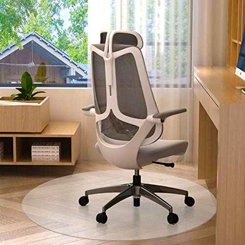 Office Chair Mat for Hardwood Floor & Tile, Floor Protector,Round Floor Mats, Desk Chair Mat, Office Chair Mat for Office & Home Gaming Floors - 45" EVA Material, Non-Slip, Without Curling