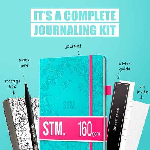 Bullet Dotted Journal Dot Grid Notebook | B5 Daily Journaling Notebooks for Personal Writing, Work, Women | 160gsm Thick Paper, Hard cover, Lay Flat Binding | B5 < 8.5 x 11 Cuaderno Libretas de apuntes