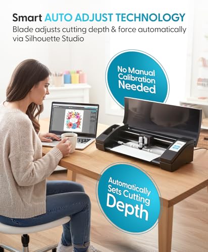 Silhouette Cameo 3 Auto Blade Replacement Set - White Craft Blade for Vinyl & Paper