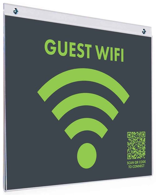 Set of 10, Wall Mount Sign Frame for 11 x 8.5 Posters, Clear Acrylic Holder with Front-Loading Design