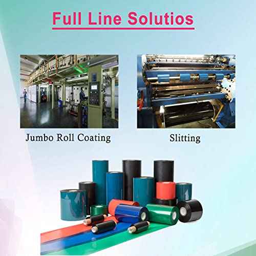 (4 Rolls) 4.33" x 244' Premium Resin Ribbon, 110mm x 74m Black Thermal Transfer Ribbon for 4'' Desk-Top Barcode Thermal Label Printers from Zebra, TSC, GoDex, Honeywell.. 1/2'' core