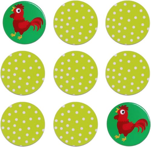 KiDEPOCH Memory Match Game - Non-Toxic Educational Memory Game for Kids | 16 Barnyard Pairs, Ages 3+