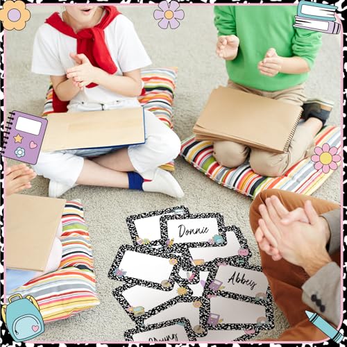 144 Pcs Classroom Name Labels - Self-Adhesive School Desk & Office Tags
