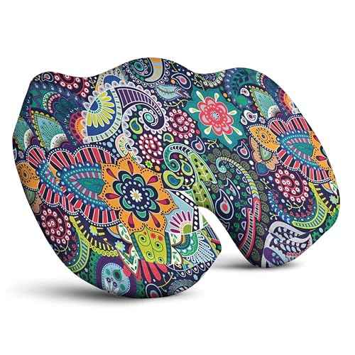 Boho Seat Cushion for Tailbone Pain Relief Office Computer Memory Foam Chair Cushion for Pressure Relief Coccyx Cushion Tailbone Pain & Sciatica for Boho Lover