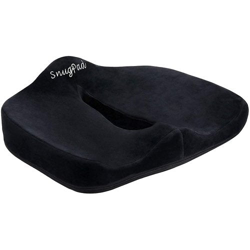 SnugPad Memory Foam Seat Cushion Bundle : U-Shaped seat Cushion and Hip Shaped seat Cushion