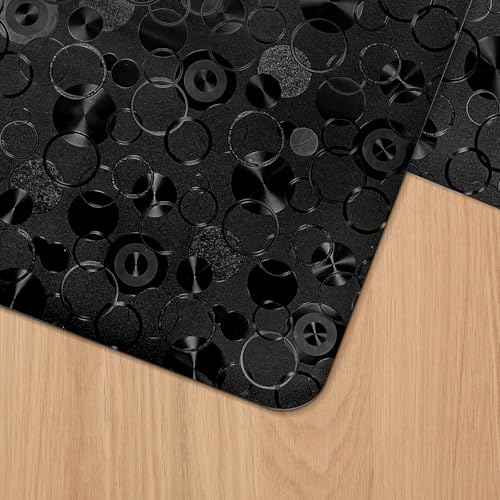 Vicwe Office Chair Mat for Hardwood Floor, 36" x 48" Desk Chair Mats, Easy Clean, Anti-Slip Computer Chair Mat for Home, Office (Black)