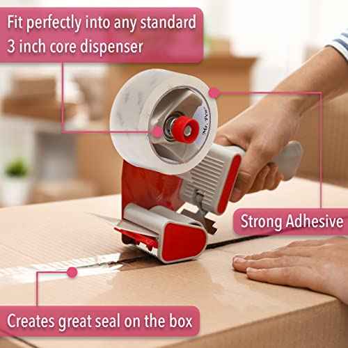 Mr. Pen- Packing Tape, 2Pack, 2in Wide, 60 Yards, 1.9mil, No Smell, Shipping Tape, Packaging Tape Rolls, Clear Box Tape, Mailing/Moving Tape, Packing Tape Refill