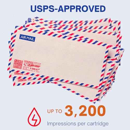 793-5 SL-798-0 Compatible Ink Cartridge for Pitney Bowes SendPro C, C200, C300, C400, C425, DM100 and SendPro+, Series Postage Meter Fluorescent Red