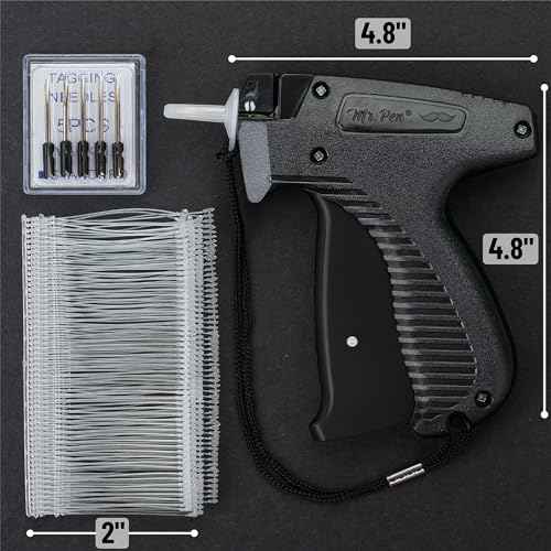 Mr. Pen- Tagging Gun, 5 Needles & 1008 Pcs Barbs Fasteners, Black, Price Tag Gun, Tagging Gun for Clothing, Tag Attacher Guns, Retail Tagging Gun, Hang Tag Gun, Clothes Tagging Gun