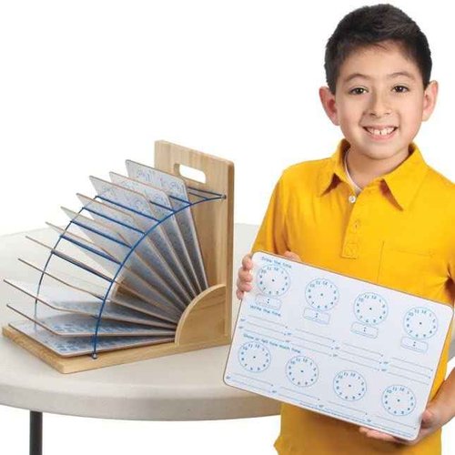 Really Good Stuff Store More Clipboard Stand - Organizational Tool, Easy Assembly, Sturdy Clipboard Holder - Teacher Supplies, Home Office Storage