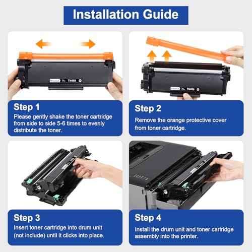 TN450 Black Toner Cartridge Replacement for Brother TN-450 TN420 TN-420 Toner for HL-2270DW HL-2230 HL-2240D HL-2280DW MFC-7360N MFC-7860DW DCP-7065DN Intellifax 2840 2940 Printer - 2 Pack