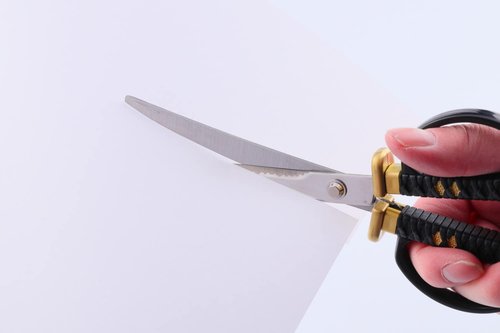 ニッケン刃物 Nickel Cutlery Japanese Sword Scissors 32 Hobby, Black