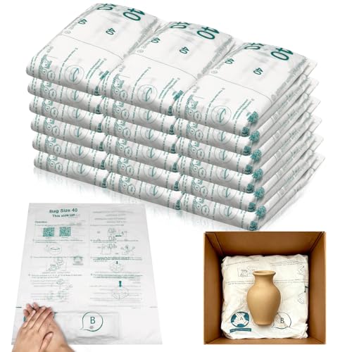 18 Pack 18” x 23” Expanding Packing Foam Bags for Shipping, Instant
