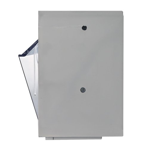 Deflecto Six-bin horizontal tilt bin storage system, 23-5/8w x 3-5/8d x 4-1/2h, Gray (20609B1PK)