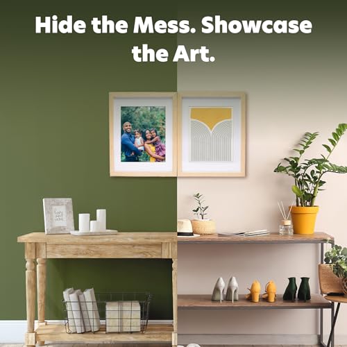 Magnetic Dry Erase Whiteboard with Photo Frame Cover 15x24 Home Office Kitchen