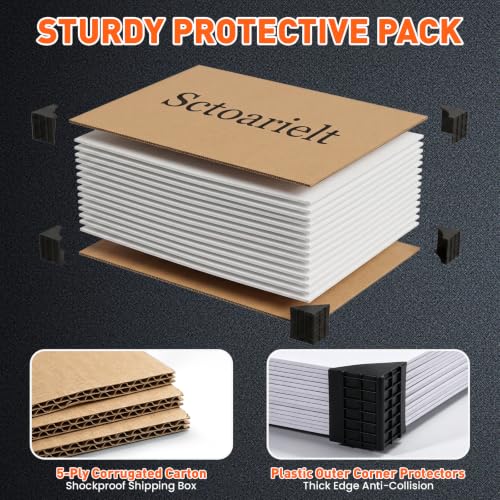 White Foam Board 24x36 Inches - 6 Pack, 3/16" Thick Art & Craft Supplies