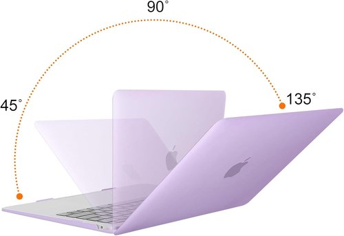 MOSISO MacBook Air 13-Inch Case - Durable Hard Shell Cover & Keyboard Protector | Light Purple