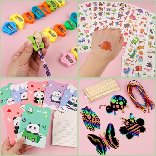 Stationery Party Packs, 28 Pack Birthday Goodie Bags for Classroom Return Gifts for Birthday Party Gift for Students from Teacher Class Gift Rewards