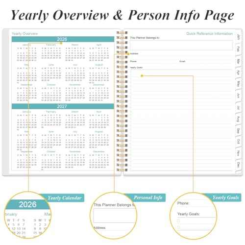 Daily Planner 2026 Full Page Per Day- 2026 Daily & Monthly Planner from January 2026 to December 2026, Day Planner 2026 with 12 Months Tabs, 8.5" x 11", Pink Flowers
