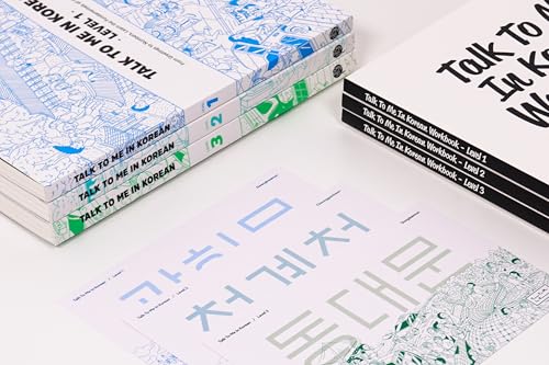 Korean Language Learning Set with Textbooks, Workbooks & Gifts – Beginner to Intermediate