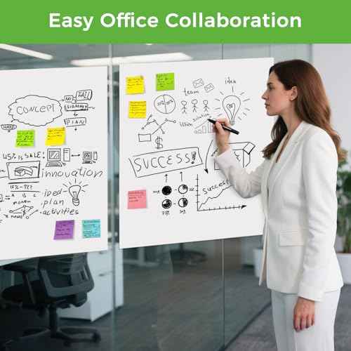 Sticky Easel Pads 20 x 23 Inches, 3 Pack Anchor Chart Paper for Teachers, Self Stick Flip Chart Paper with Sticky Back for Classroom, Office, 30 Sheets/Pad (White)