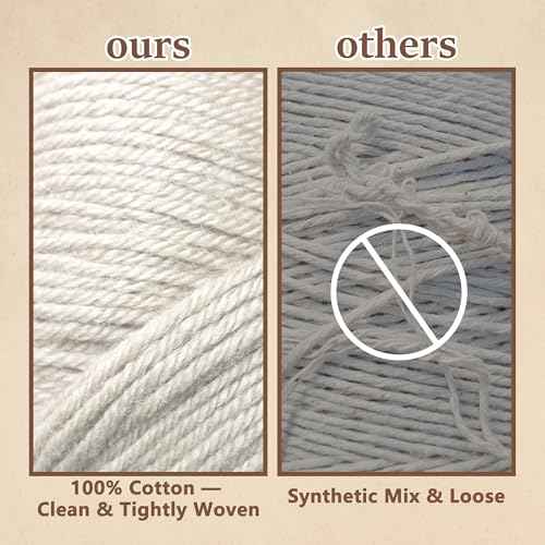 328Ft Butchers Twine ? 100% Natural Cotton Kitchen String, Oven Safe for Tying Meat, Roasting, Trussing Turkey, Baking, Grilling ? Food Grade for Cooking, Crafts, and Gift Wrapping