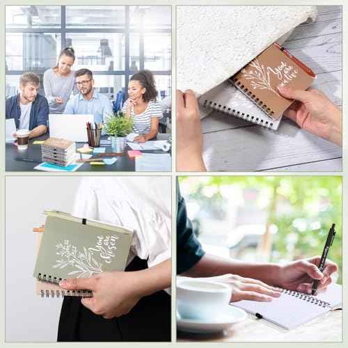 Janlaugh 30 Sets Employee Appreciation Gifts Case Management Week Gifts Thank You Spiral Notebook with Sticky Notes Pen Bulk Vet Tech Week Journal for Coworker Teacher Nurse Customer (Bright Color)