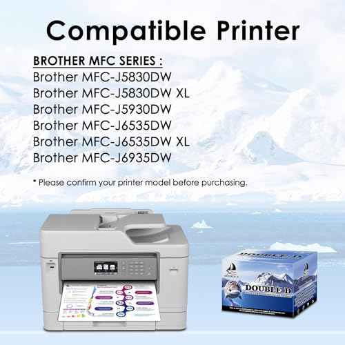 DOUBLE D Compatible LC3029 LC3029XXL Replacement for Brother LC3029 LC3029XXL Ink Cartridges Work with Brother MFC-J5830DW MFC-J5930DW MFC-J6535DW MFC-J6935DW Printer (2B, 2C, 2M, 2Y) 8Pack