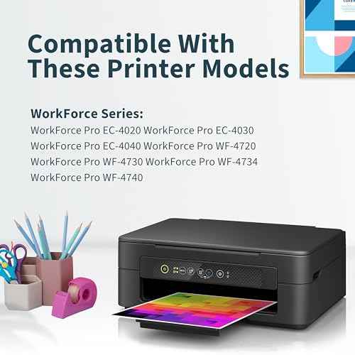 Remanufactured Ink Cartridge Replacement for Epson 802 802XL Ink Cartridges Combo Pack Compatible for Workforce Pro WF-4740 WF-4730 WF-4720 WF-4734 EC-4020 EC-4030 (5-Pack)