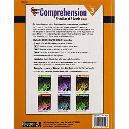 Newmark Learning Grade 3 Common Core Comprehension Aid