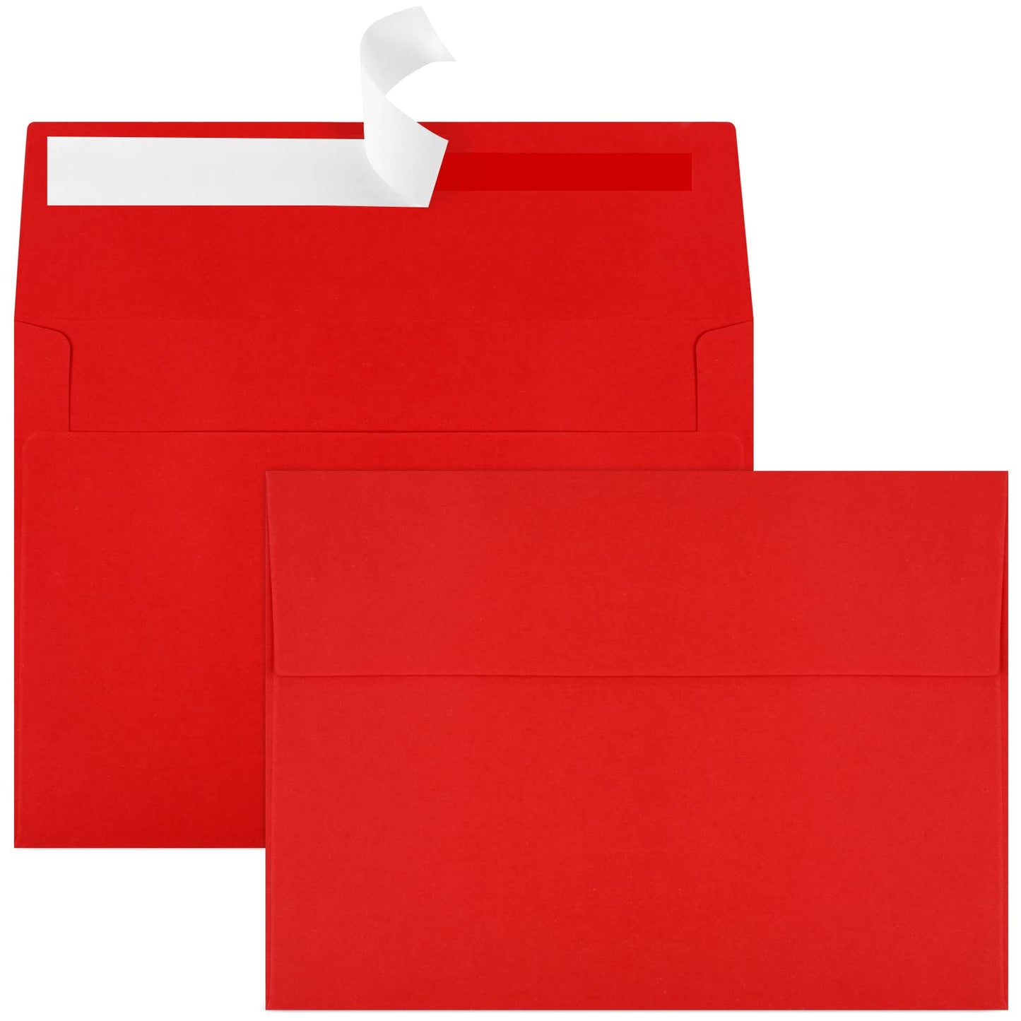70 Packs of Invitation Envelopes, A2 Envelopes Red Postcard for 4.5x5.5 for Invitations, Self Seal for Photos RSVP, Greeting Cards