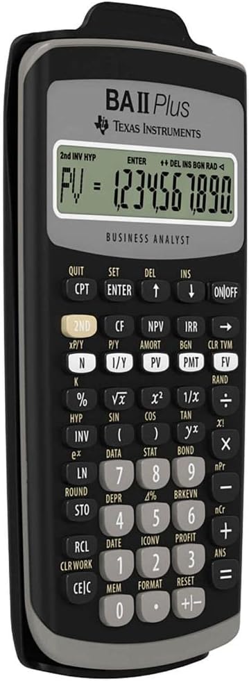 (Texas Instruments) Advanced Financial Calculator (BA II Plus)