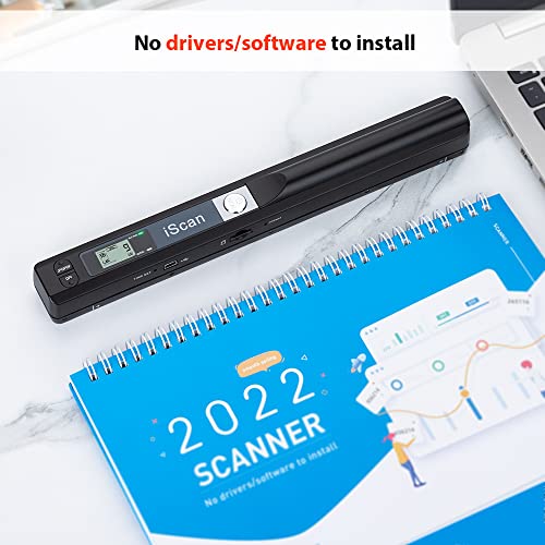 Portable Handheld Document & Photo Scanner 900 DPI with 16GB SD Card