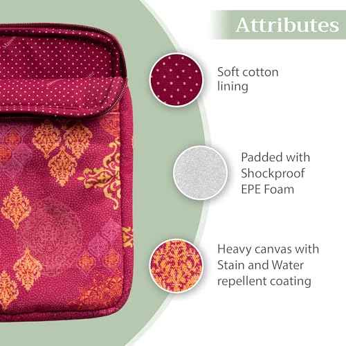 Maison d'Hermine Laptop Sleeve Stain and water repellent Cotton canvas