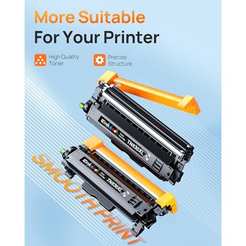 E-Z Ink Compatible TN830 Toner Cartridge Replacement for Brother TN830XL TN830 TN 830 Toner Cartridges with Brother DCP-L2640DW HL-L2460DW HL-L2480DW HL-L2400D HL-L2405W MFC-L2820DW Printer (2 Black)